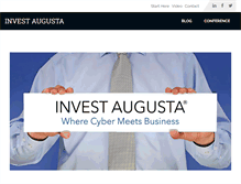 Tablet Screenshot of investaugusta.com